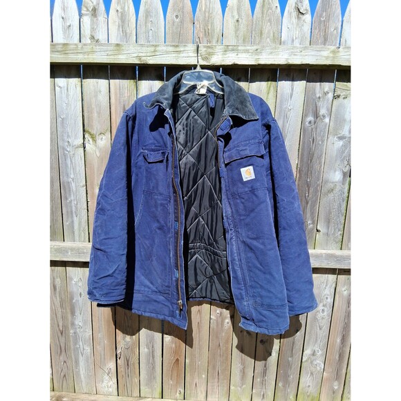 Carhartt Other - Carhartt Men's Blue Jacket Coat Classic Vintage